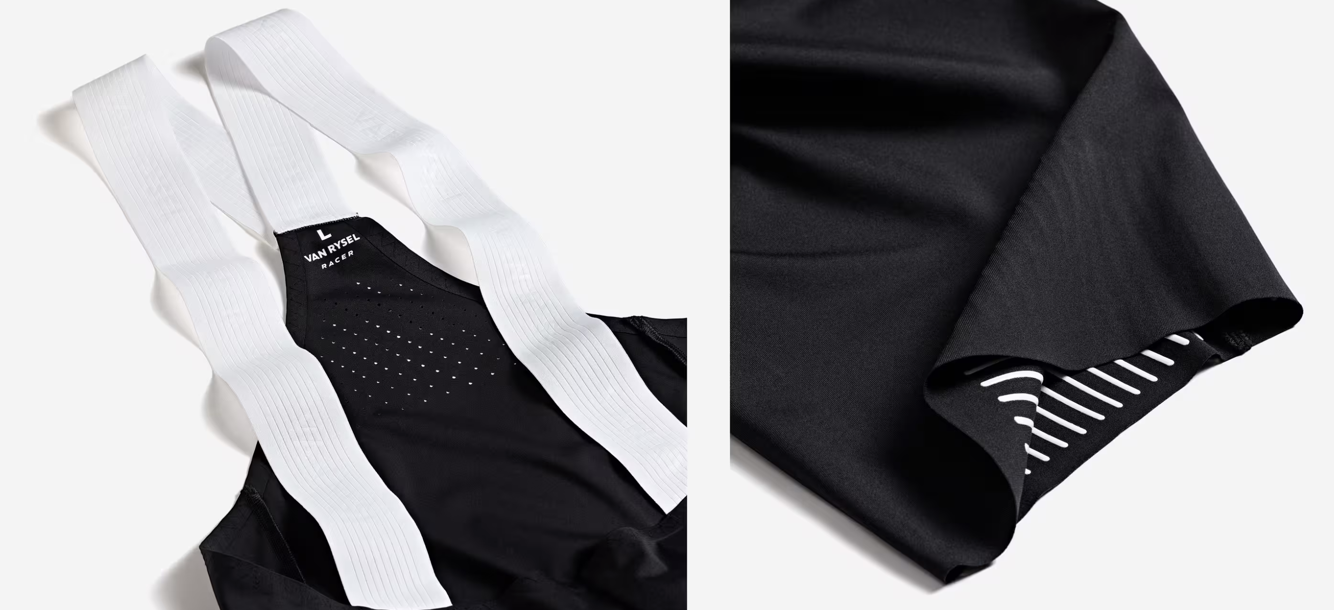 Van Rysel RCR-R 5 — detalhe da perna e logo